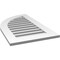 Ekena Millwork Quarter Round Top Left Surface Mount PVC Gable Vent w/ 3-1/2"W x 1"P Standard Frame, 20"W x 34"H GVPQL20X3401SF - alternate 3
